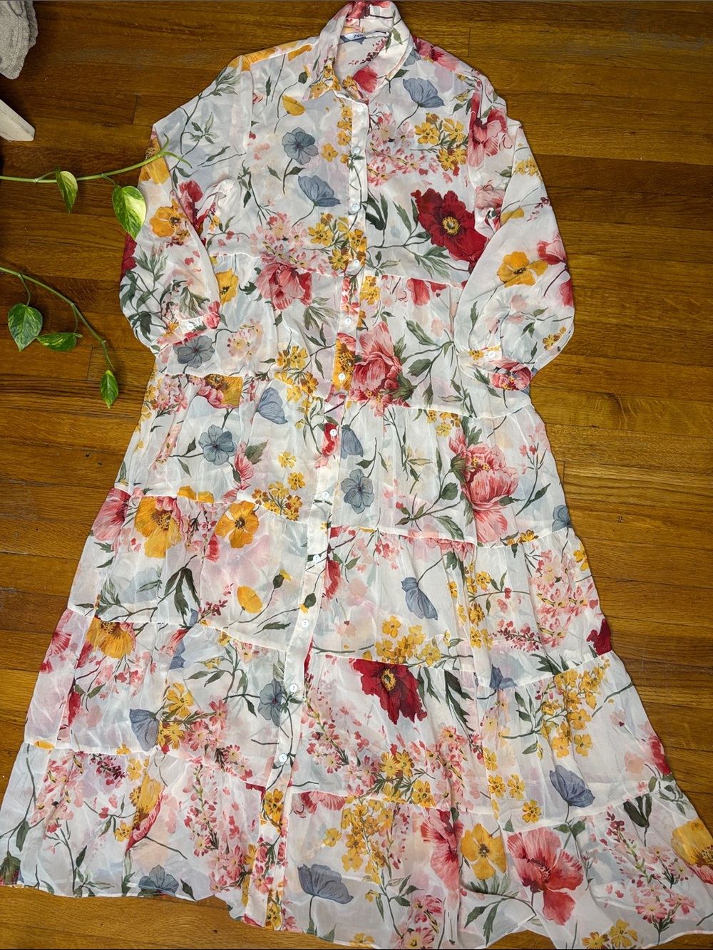Zara Casual Midi Dress for Spring